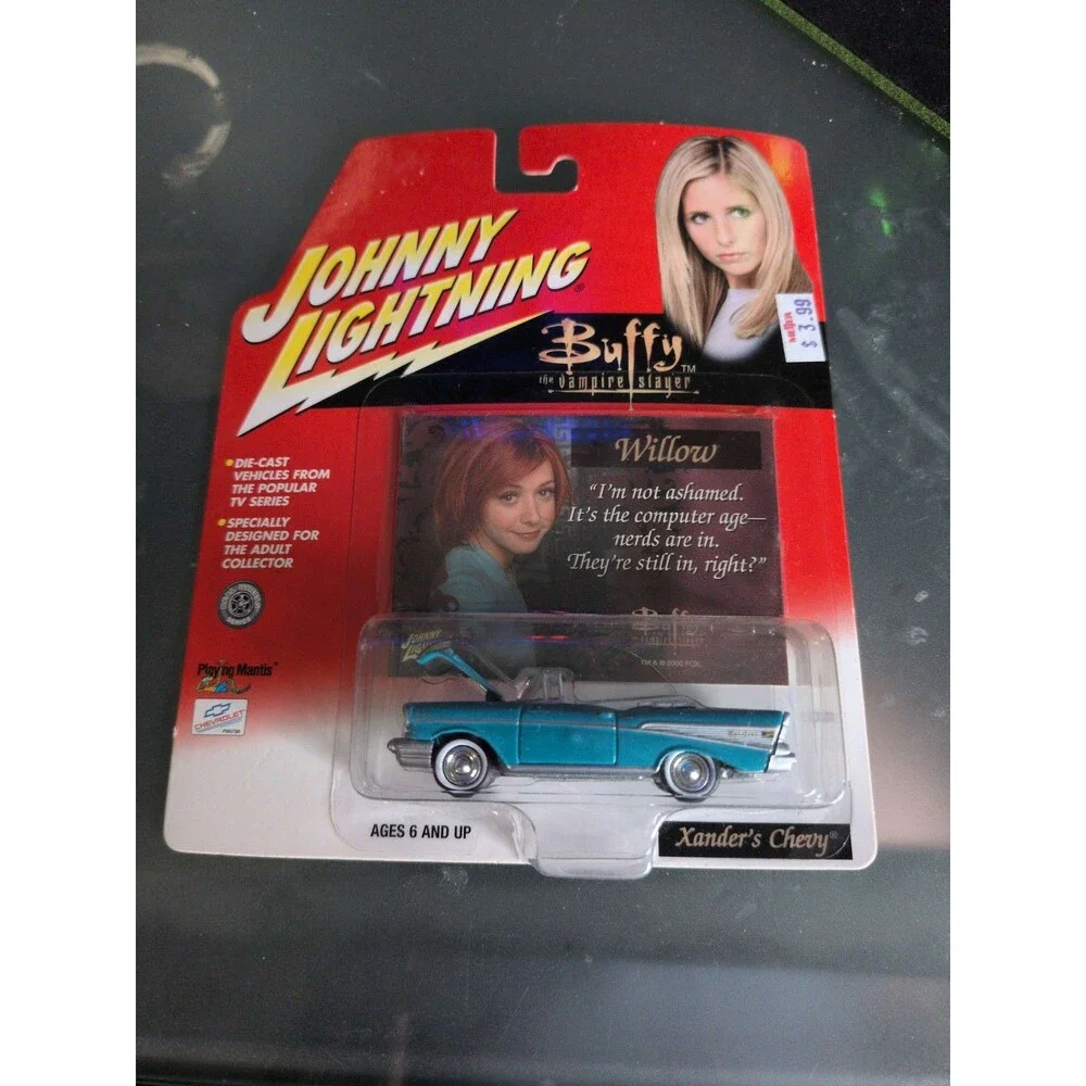 Johnny Lightning Buffy Vampire Slayer Xander's Chevy 1957 Bel Air Diecast Teal